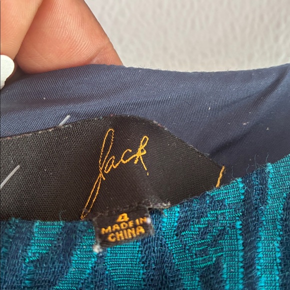 Jack by BB Dakota Teal Paisley Mini Dress - Picture 2 of 3